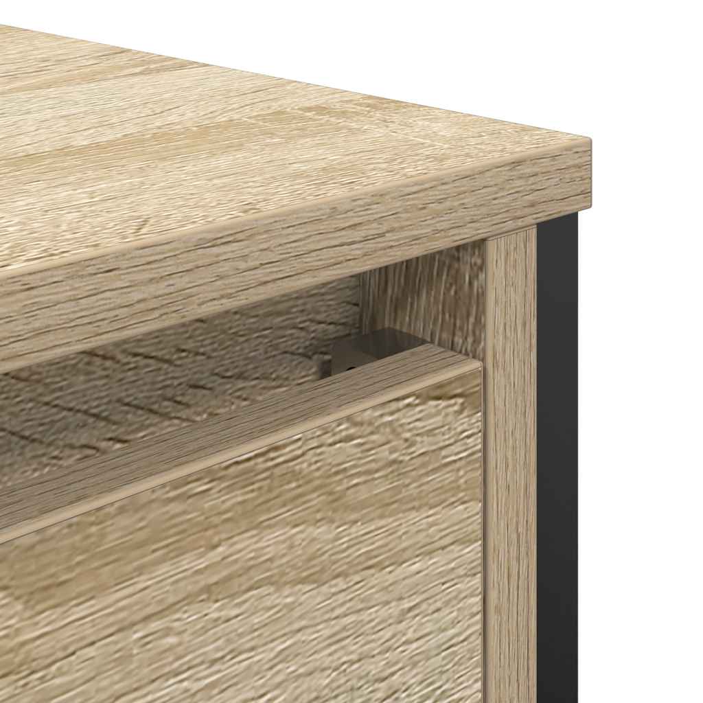 sonoma tölgy fürdőszobai mosdószekrény fiókokkal 90x34,5x60 cm
