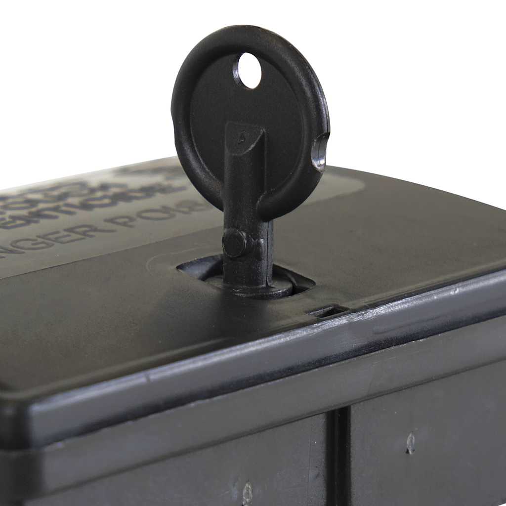 5 db fekete egérfogó 13x10x4 cm