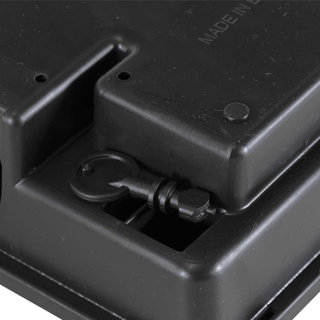 4 db fekete egérfogó 23x19x9,5 cm