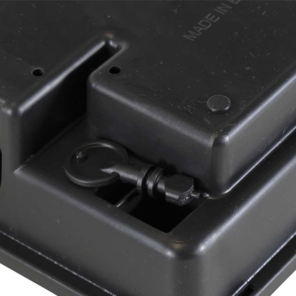 6 db fekete egérfogó 23x19x9,5 cm