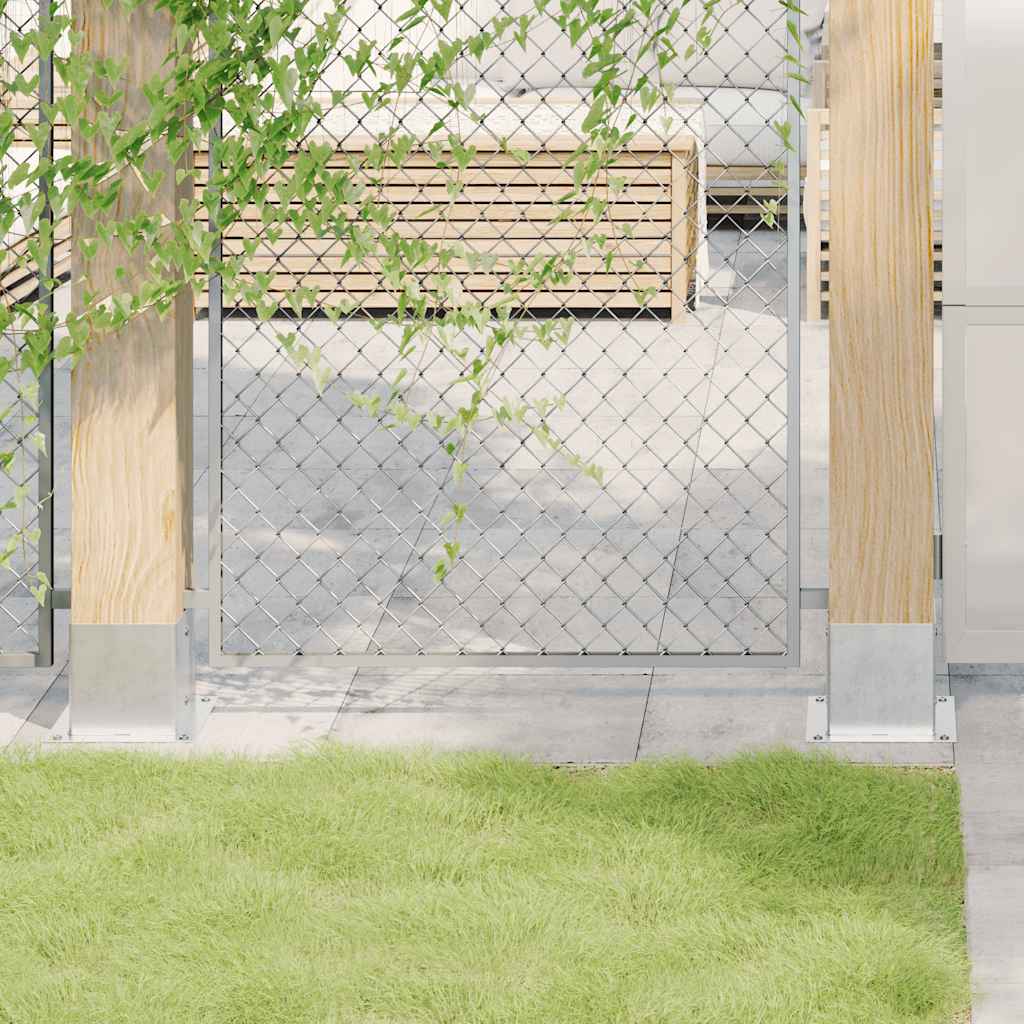 4 db horganyzott acélból oszlopalapok négyzet alakúak 141x141mm