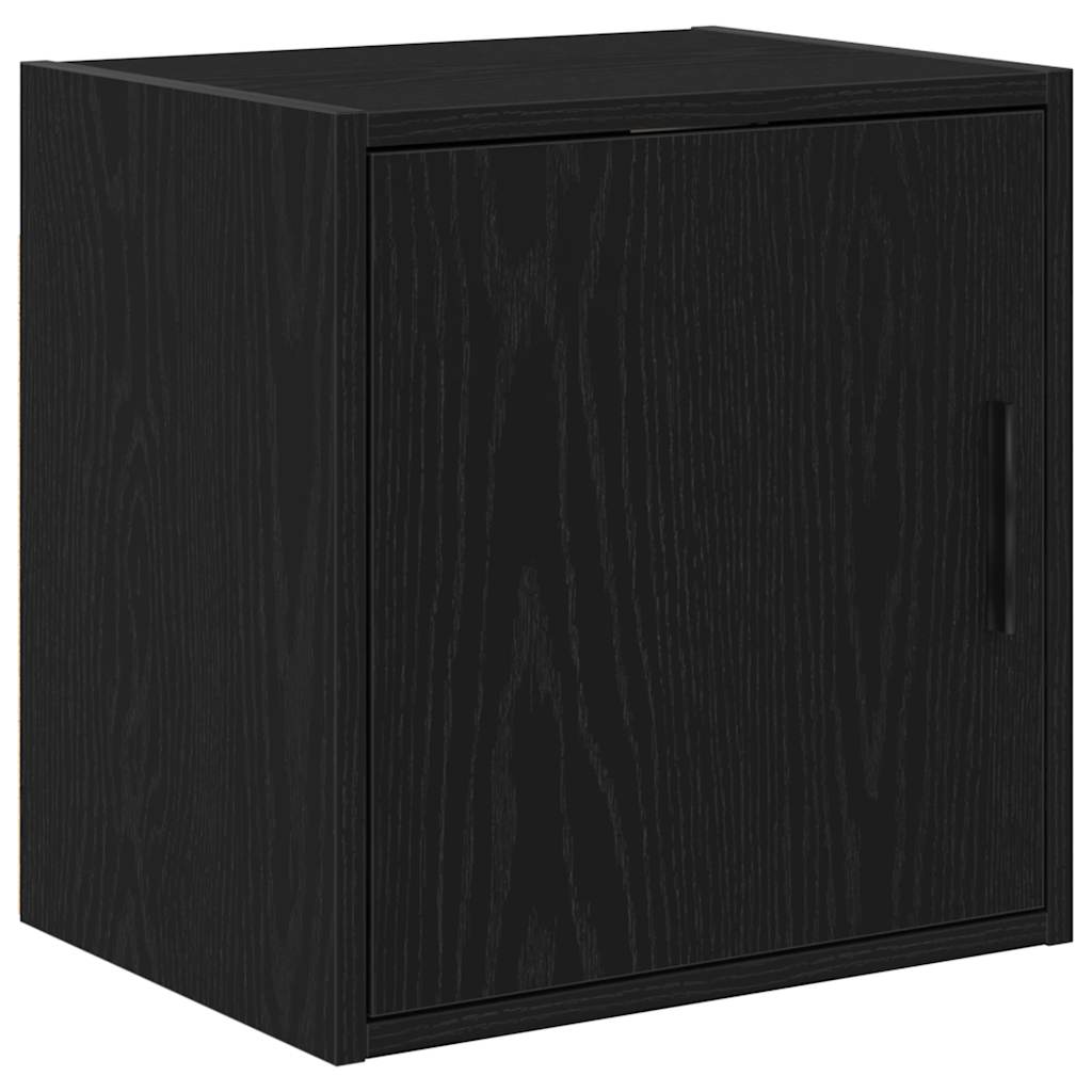 2 db fekete szerelt fa garázs szekrények