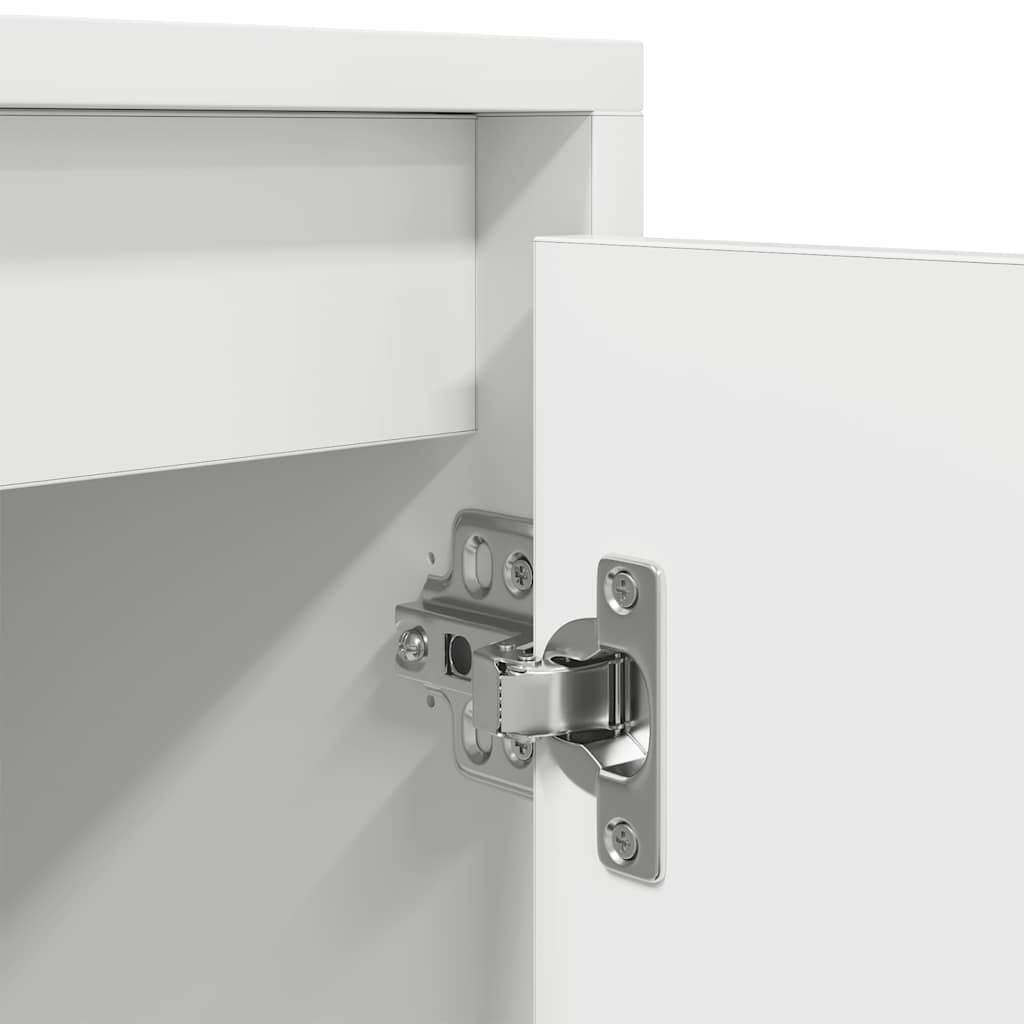 fehér szerelt fa TV-szekrény 188,5x41x50 cm