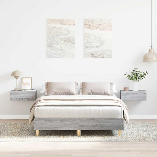 sonoma tölgyszínű szerelt fa ágykeret matrac nélkül 120 x 200cm