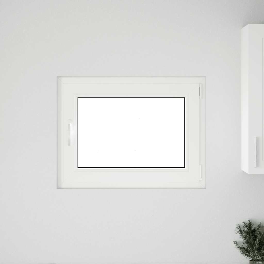 "RISOR" pinceablak 80x60 cm, bukó-nyíló, DIN, jobb oldali, antracit