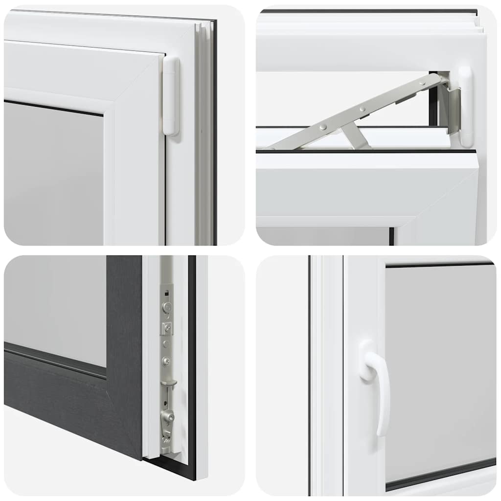 "RISOR" pinceablak 80x60 cm, bukó-nyíló, DIN, jobb oldali, antracit