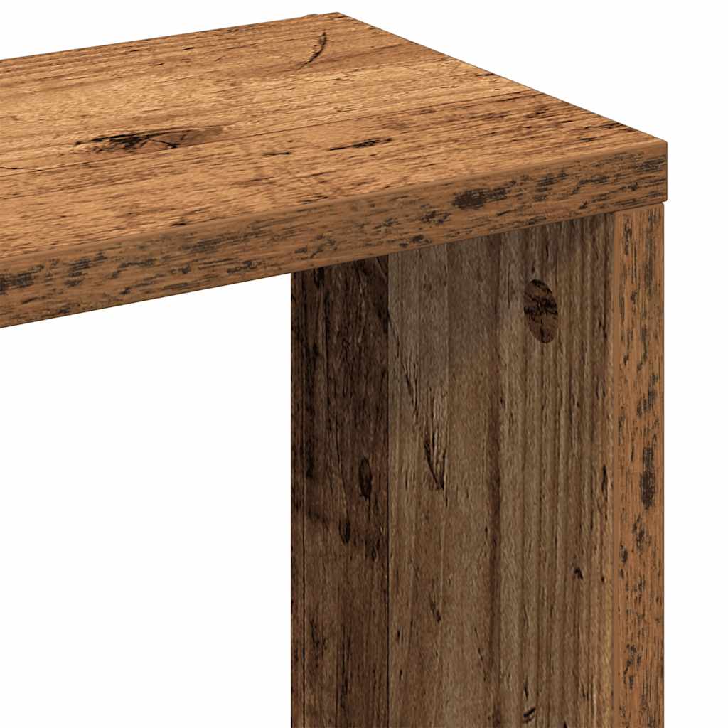 tömör fa fali polc 36 x 16 x 90 cm