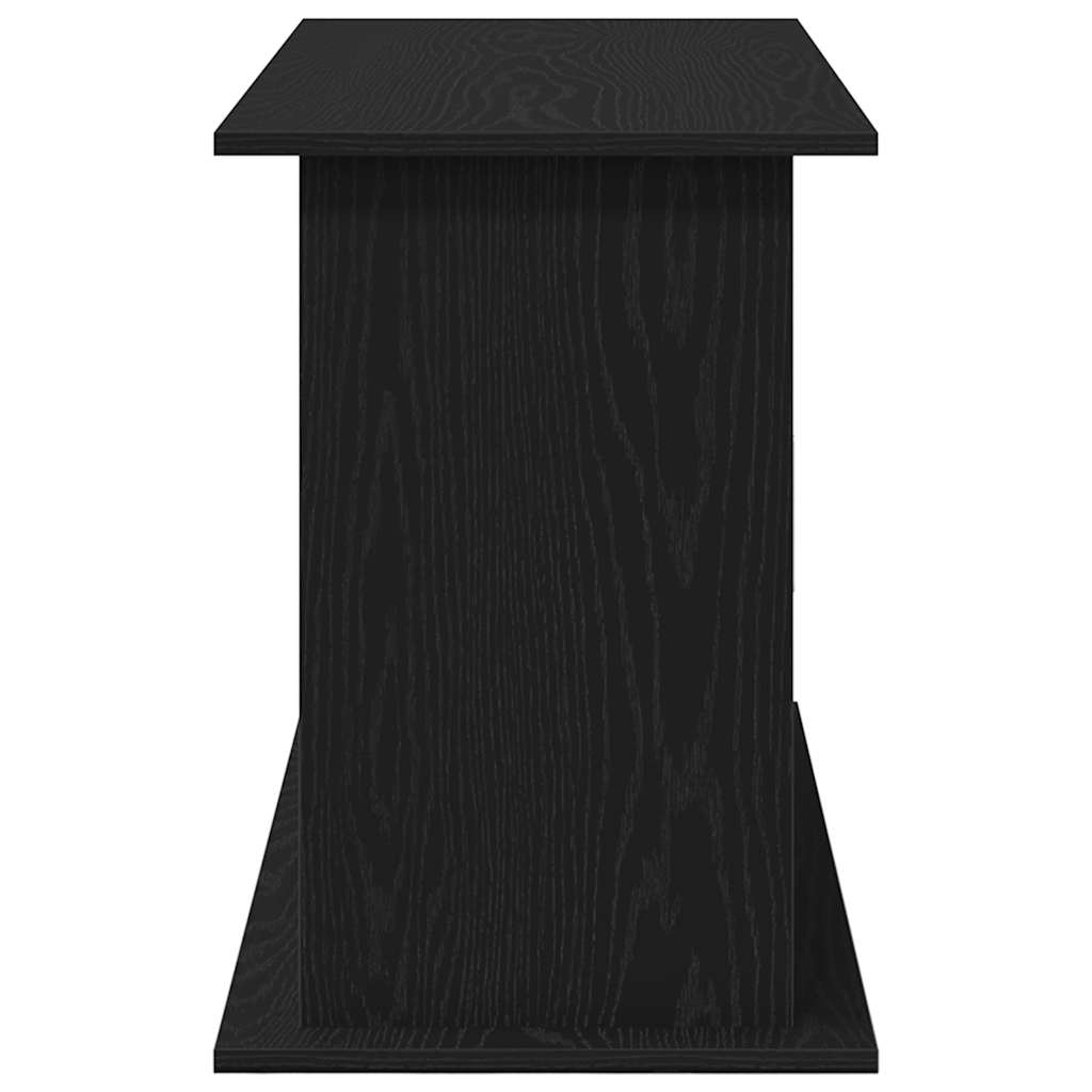 fekete tölgyfa akváriumállvány 101 x 41 x 58 cm