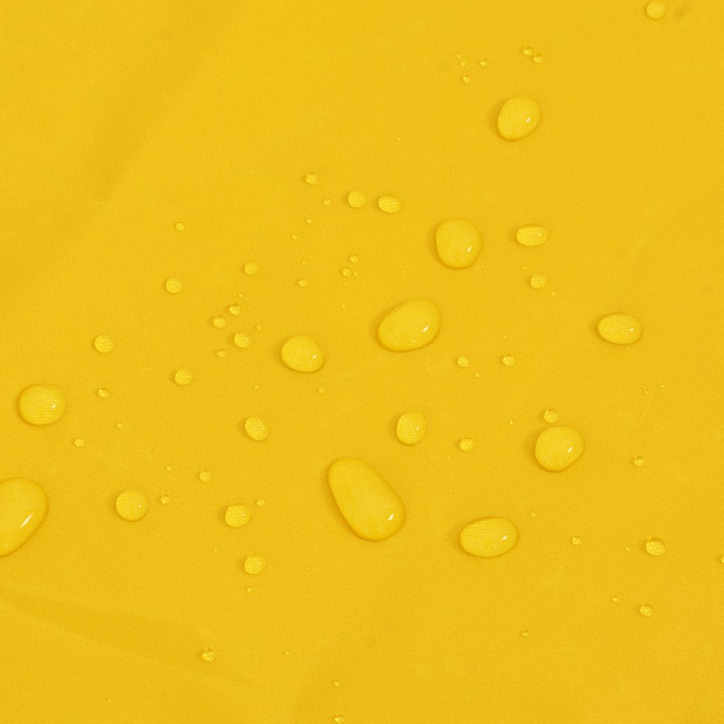 sárga poliészter kutya esőkabát fényvisszaverő csíkokkal 3XL