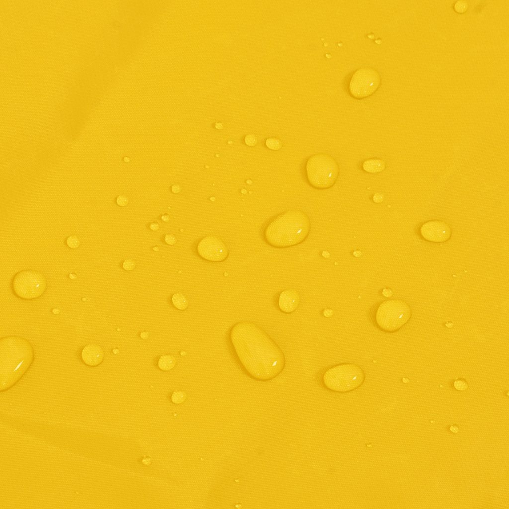 sárga poliészter kutya esőkabát fényvisszaverő csíkokkal 4XL