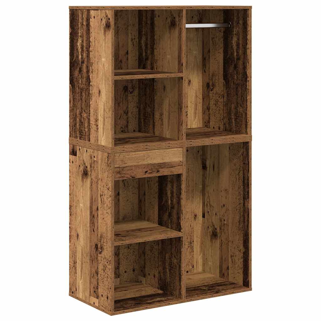 fésülködőasztal szett LED-del antik fa szerelt fa