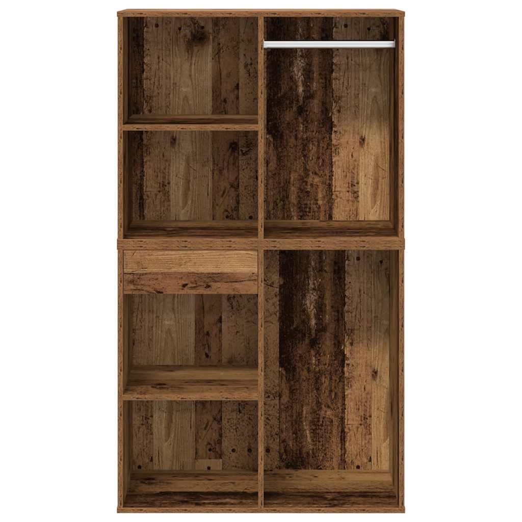 fésülködőasztal szett LED-del antik fa szerelt fa