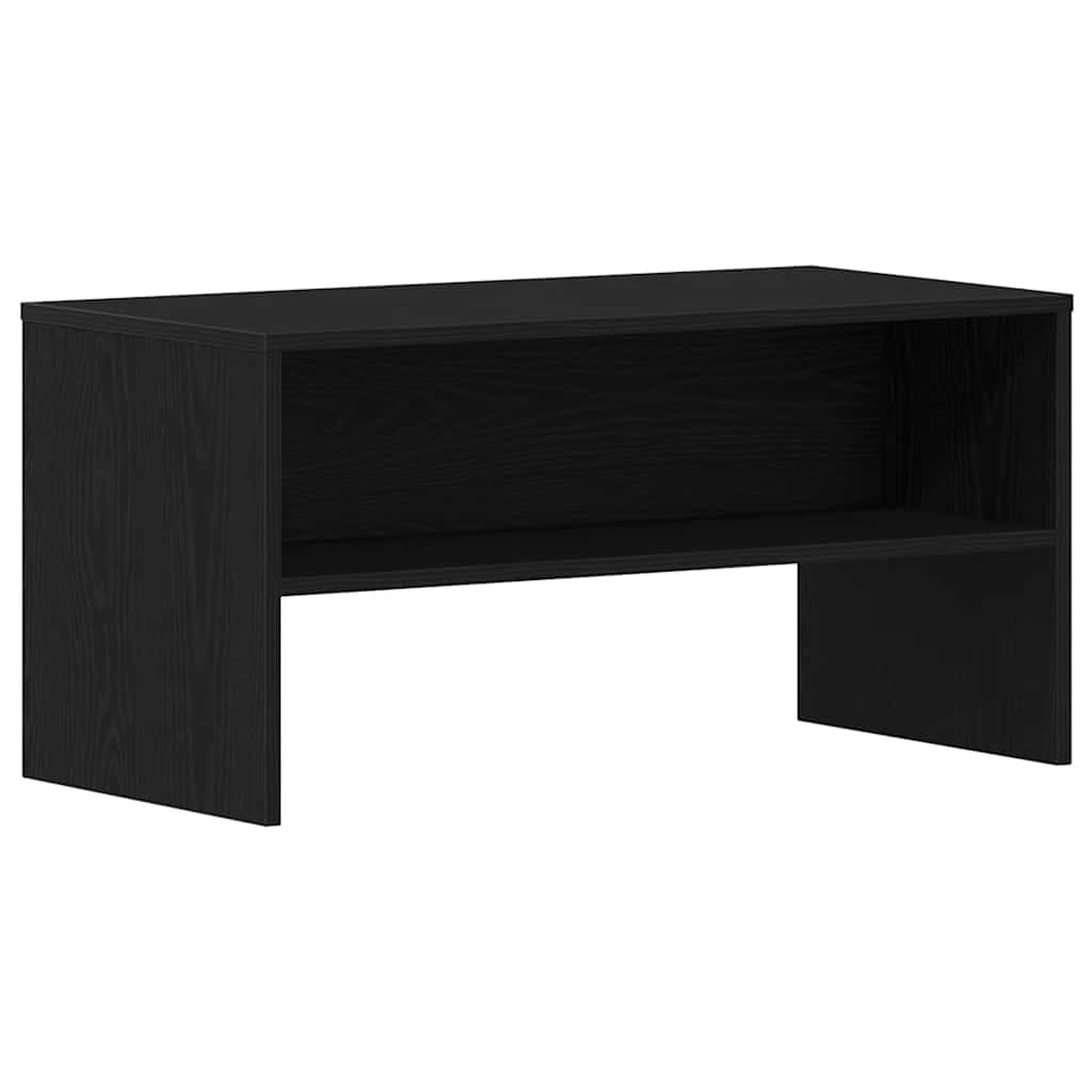 fekete tölgy színű szerelt fa TV-szekrény 80 x 40 x 40 cm