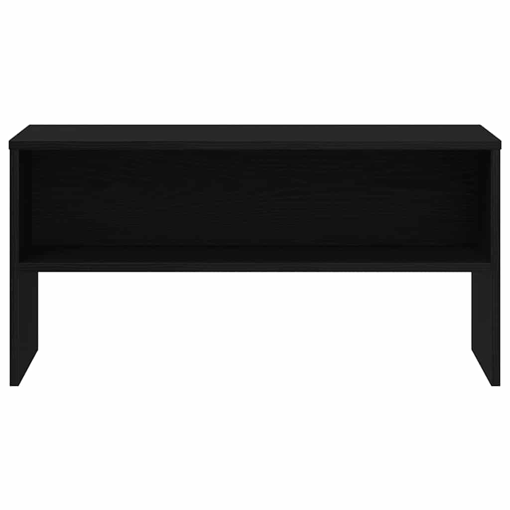 fekete tölgy színű szerelt fa TV-szekrény 80 x 40 x 40 cm