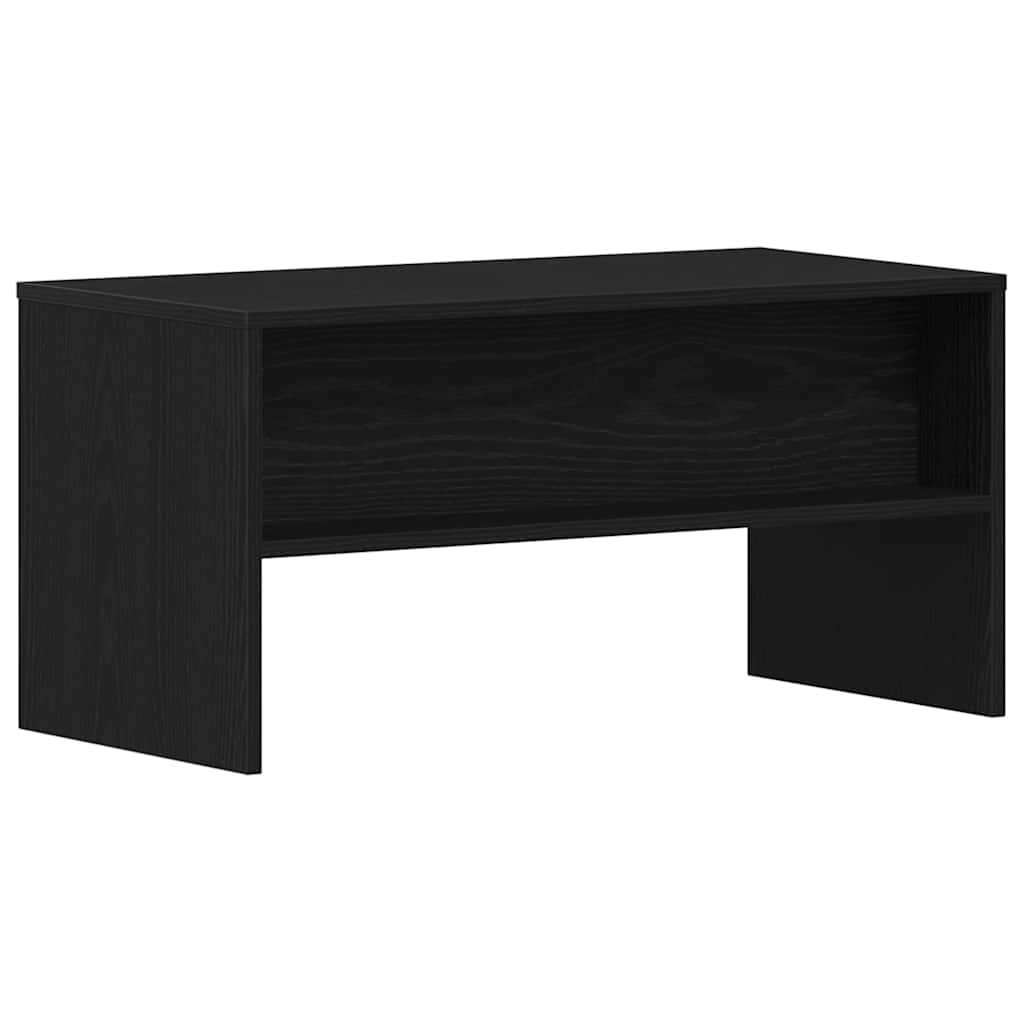 fekete tölgy színű szerelt fa TV-szekrény 80 x 40 x 40 cm