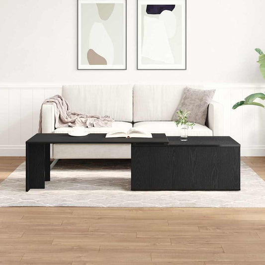 Dohányzóasztal Musta tammi 150 x 50 x 35 cm Faanyag