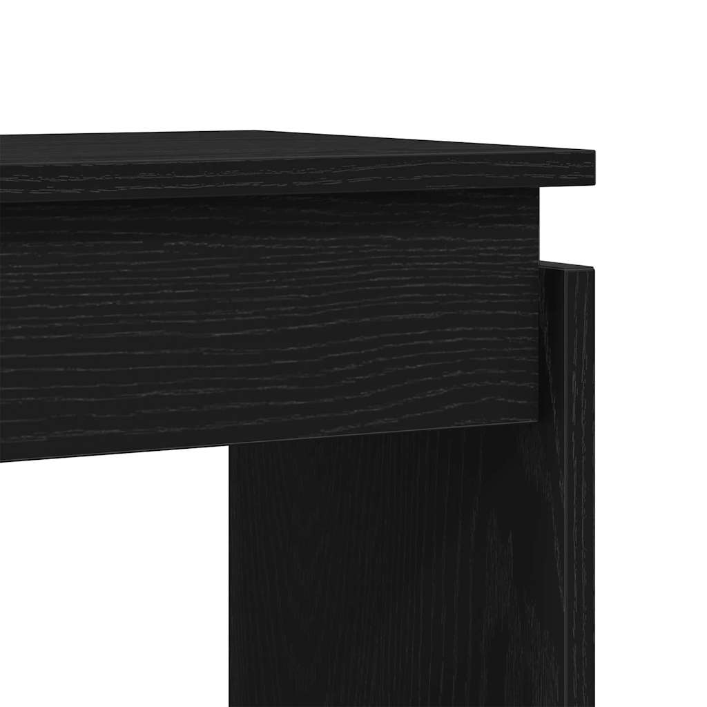 Konzolasztal Musta tammi 80 x 30 x 80 cm Faanyag