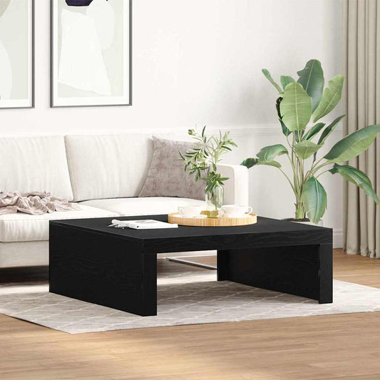 Dohányzóasztal Musta tammi 100 x 100 x 35 cm Faanyag
