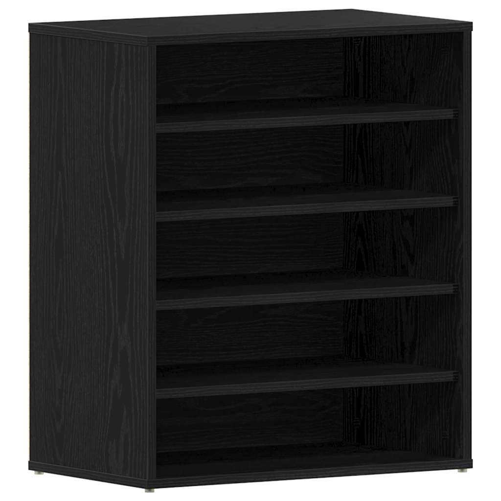 Cipősszekrény polcokkal Musta tammi 60 x 35 x 70 cm Faanyag