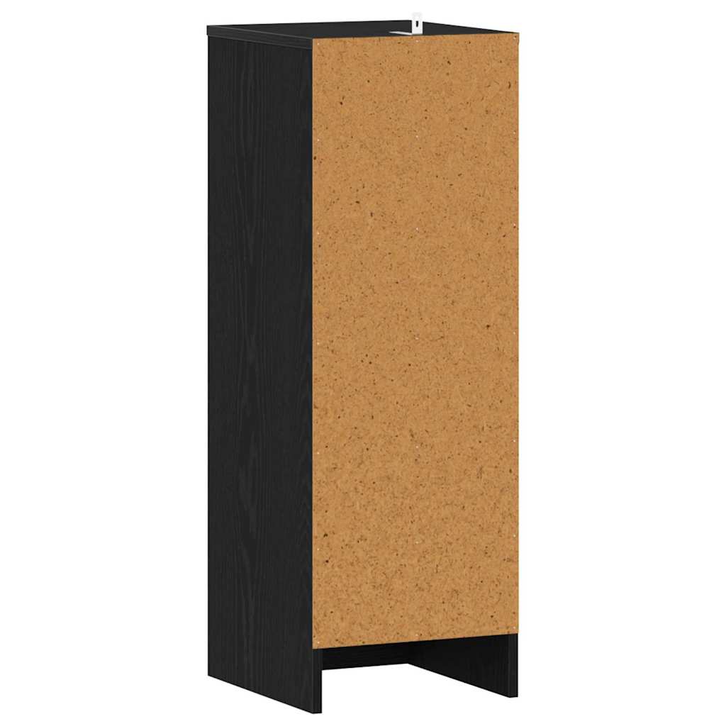 Cipősszekrény polcokkal Musta tammi 32 x 35 x 92 cm Faanyag