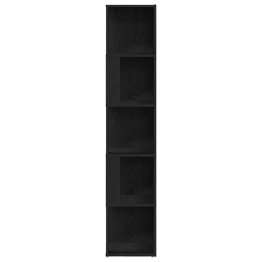 Sarokpolcok Musta tammi 33 x 33 x 164.5 cm Faanyag