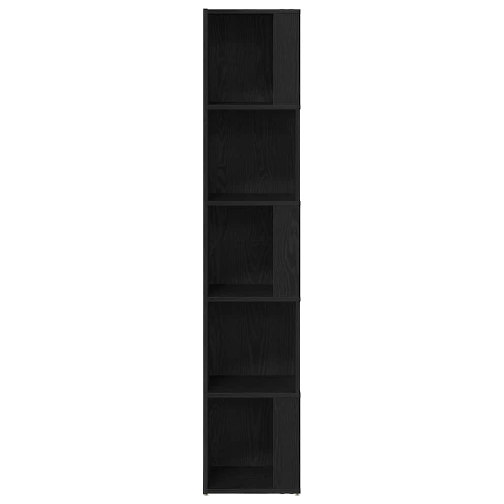 Sarokpolcok Musta tammi 33 x 33 x 164.5 cm Faanyag