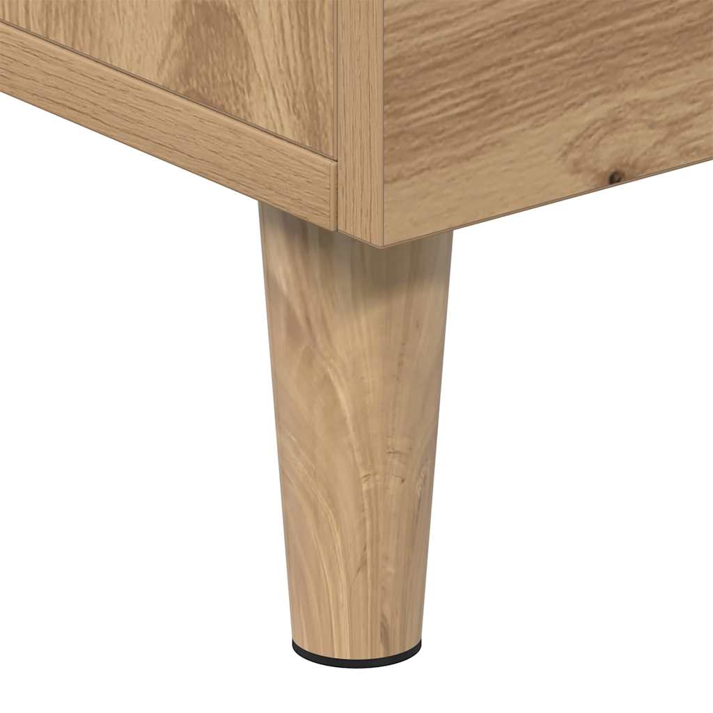 TV szekrény kézműves tölgy 150 x 30 x50 cm Faanyag