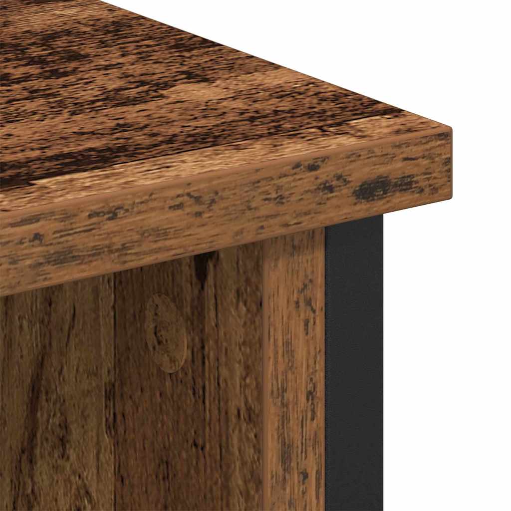 TV szekrény garnitúra Öreg fa 100 x 35 x 45 cm Faanyag