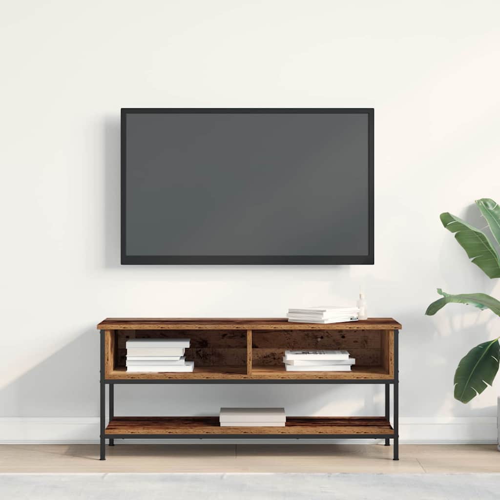 TV szekrény garnitúra Öreg fa 100 x 35 x 45 cm Faanyag