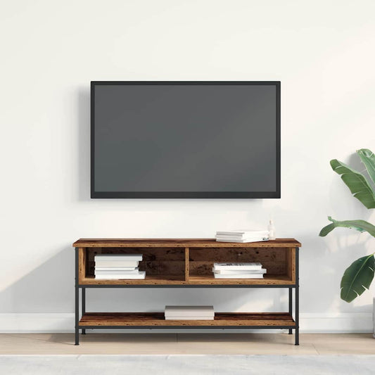 TV szekrény garnitúra Öreg fa 100 x 35 x 45 cm Faanyag