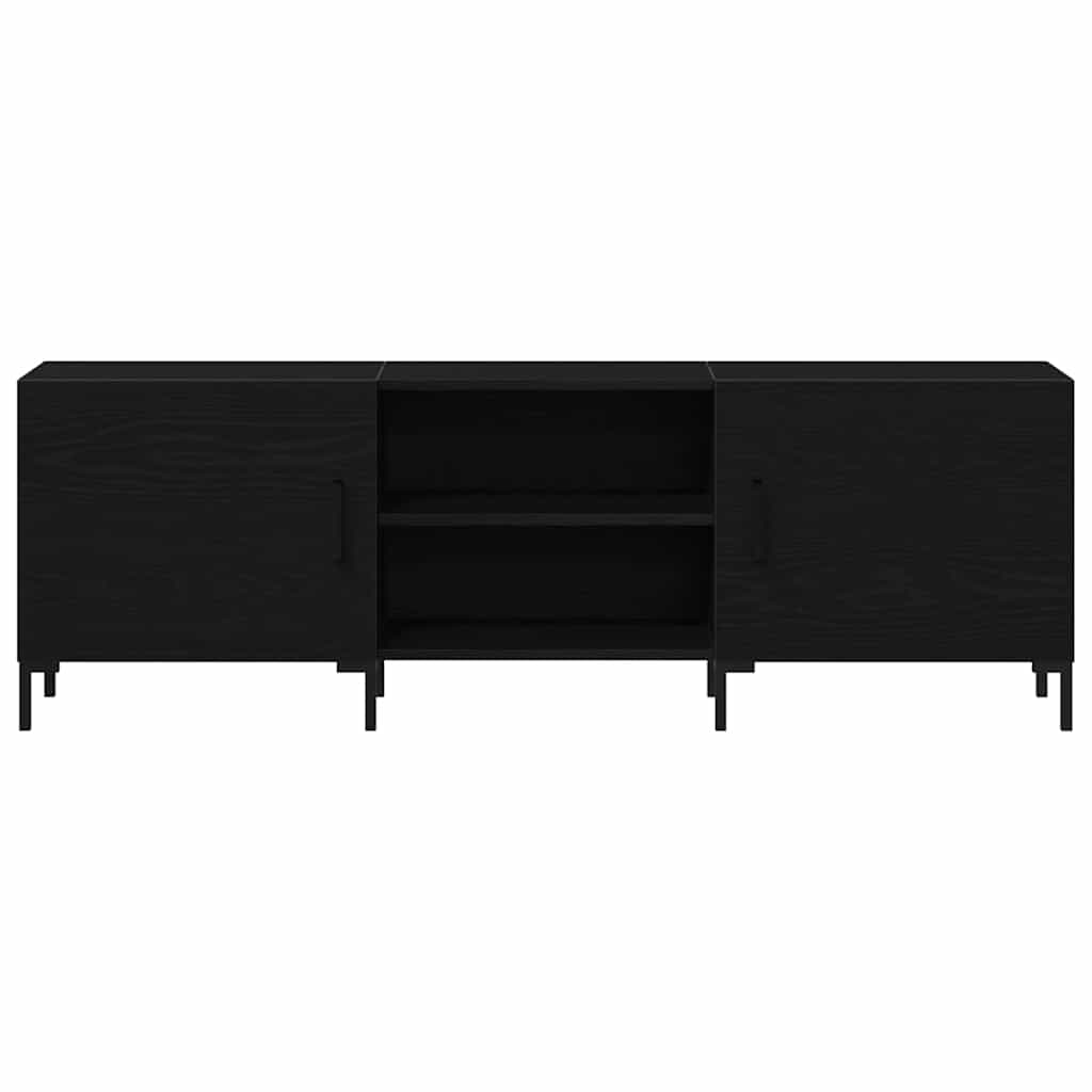 TV szekrény garnitúra Fekete tölgy 150 x 30 x 50 cm Faanyag