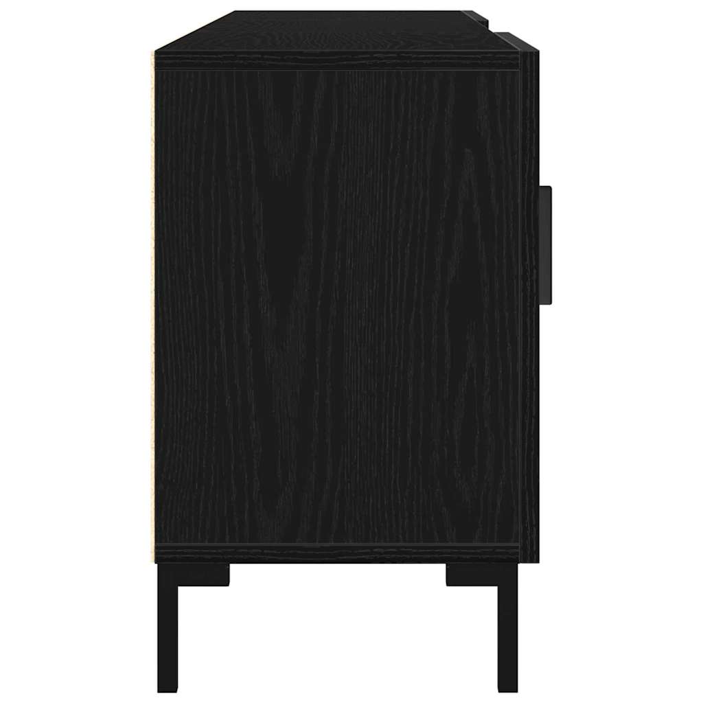 TV szekrény garnitúra Fekete tölgy 150 x 30 x 50 cm Faanyag