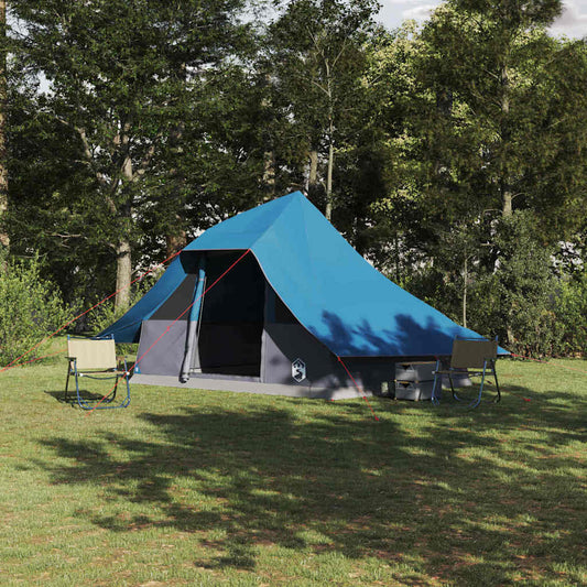 Családi Tipi sátor tetővel Kék 364 x 281 x 257 cm