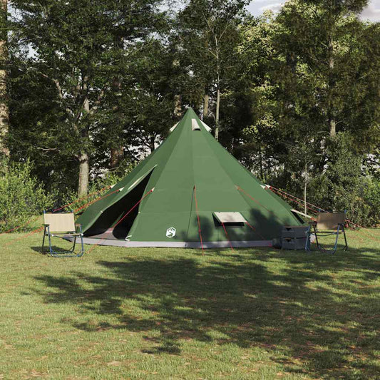 Családi Tipi sátor tetővel Zöld 560 x 560 x 300 cm