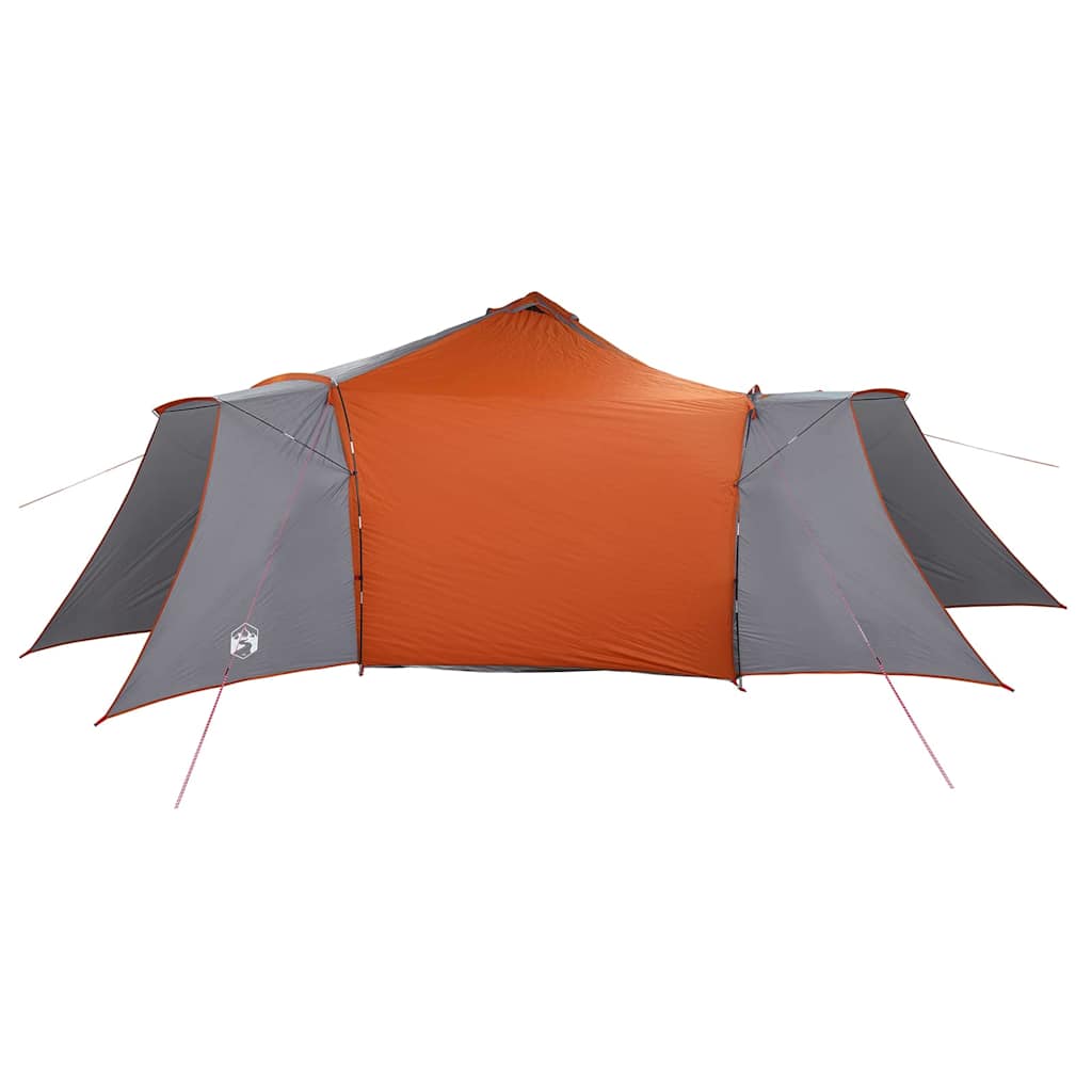 Tipi sátor tetővel Szürke és narancs 492 x 492 x 275 cm szövet