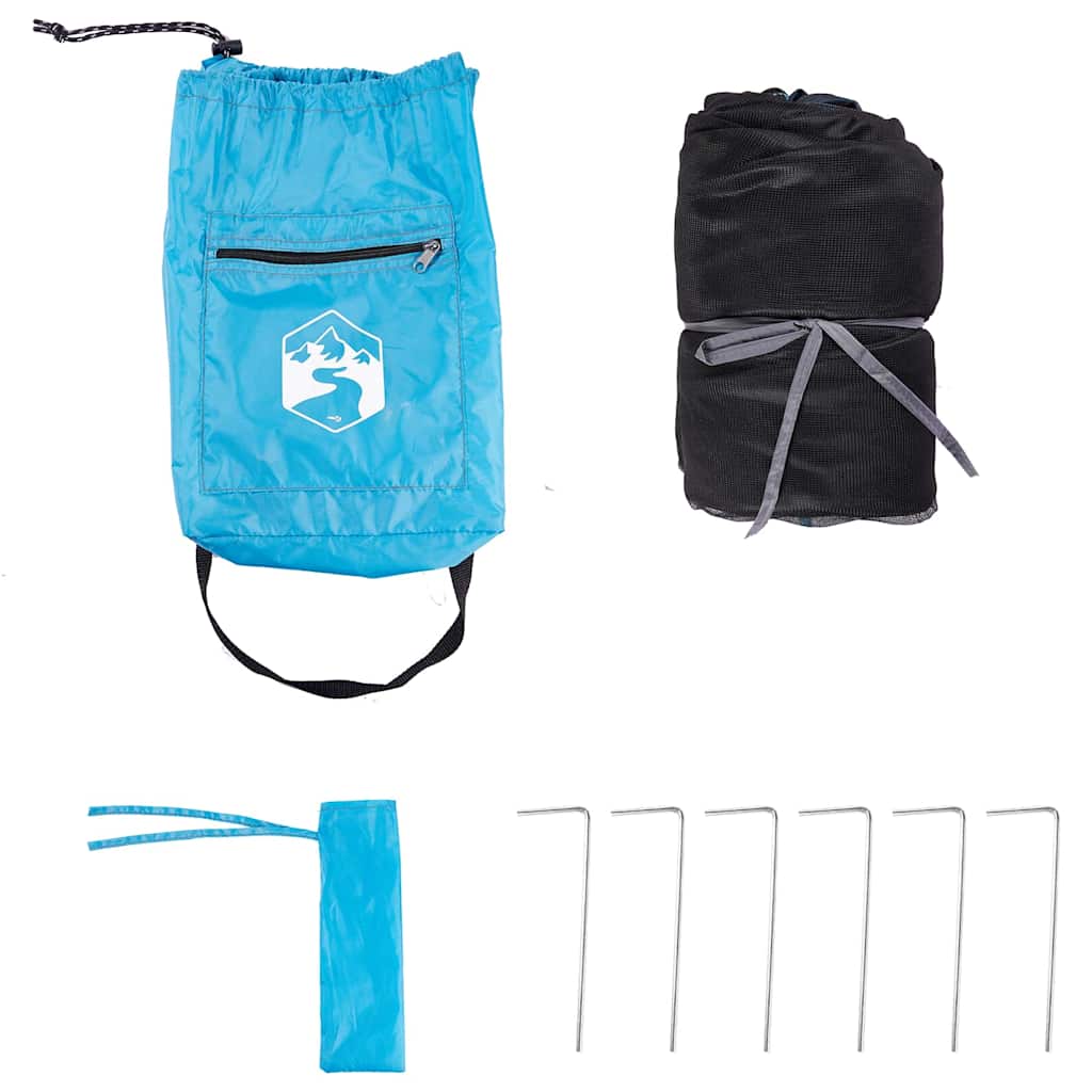 Mesh Belső Sátor Kék 303 x 303 cm 185T Poliészter PU bevonattal