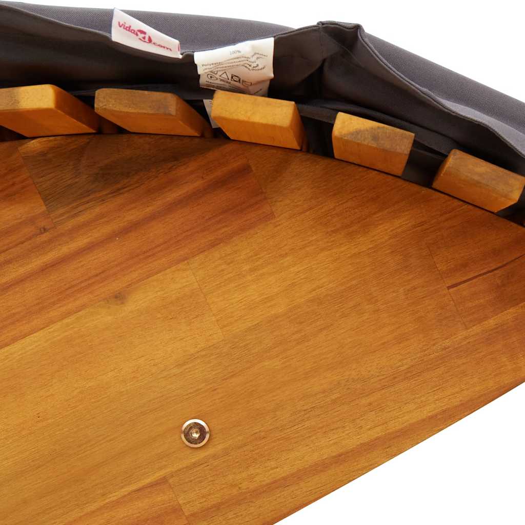 tömör akácfa hintaszék napozóágy párnával