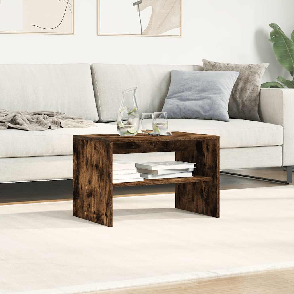 füstös tölgy színű szerelt fa TV-szekrény 60x40x40 cm