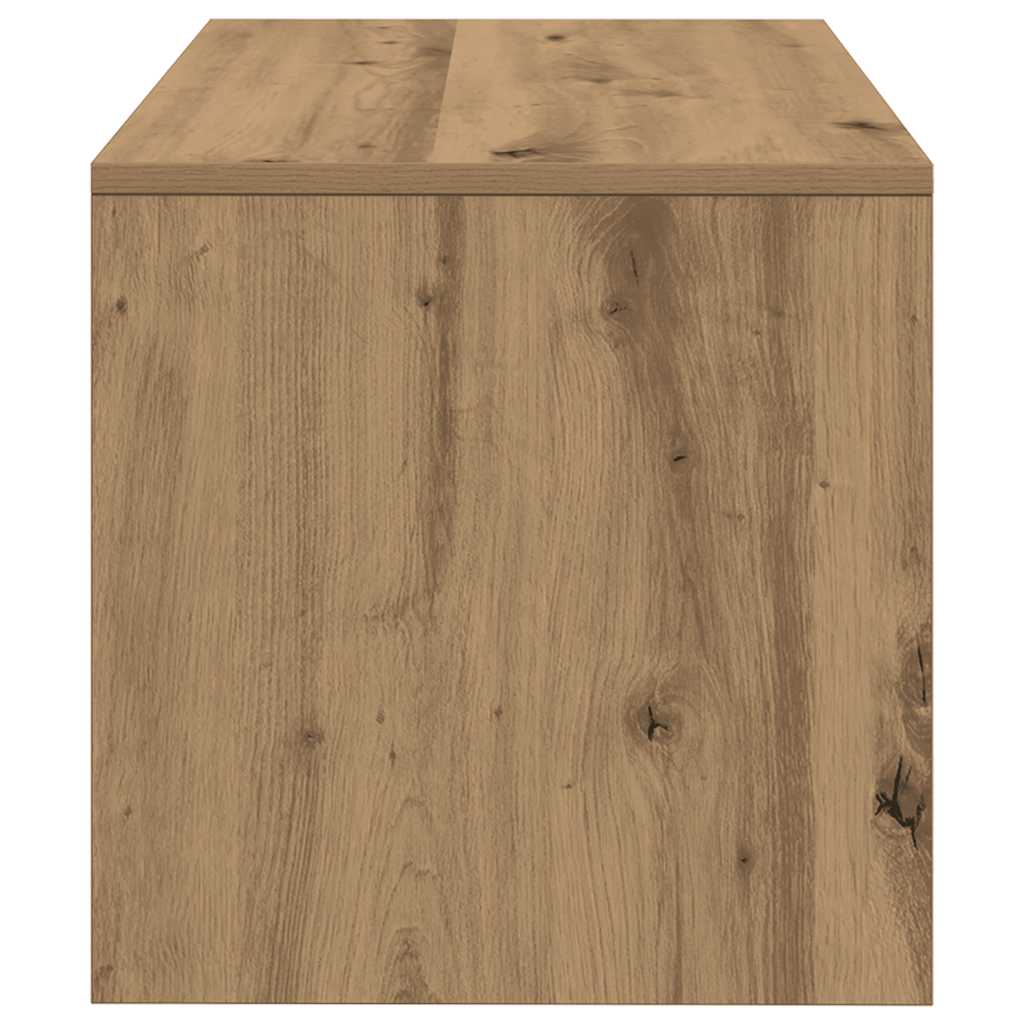 TV szekrény kézműves tölgy 80x40x40 cm műszaki fa