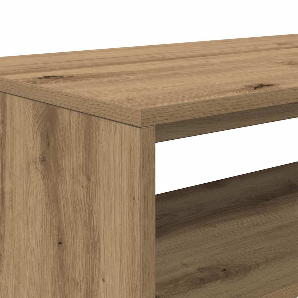 TV szekrény kézműves tölgy 80x40x40 cm műszaki fa