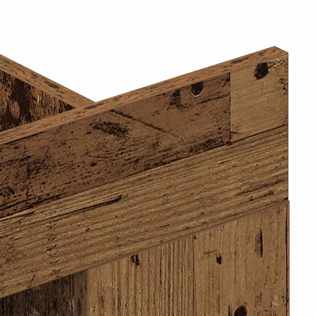 TV szekrény Falra szerelhető Régi fa 152 x 22 x 113 cm Faanyag