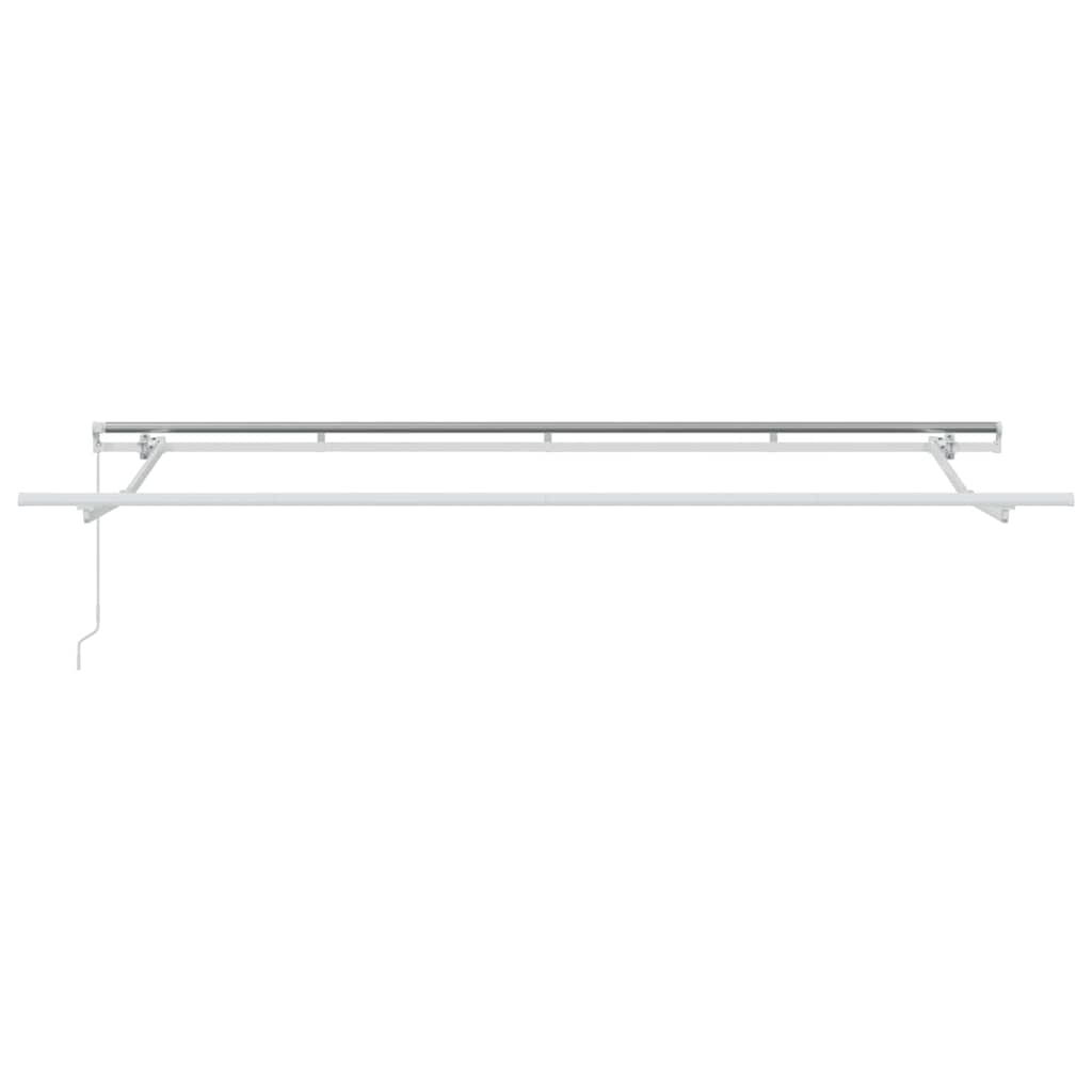 Behúzható napellenző Burgundi 350 x 200 cm Pamut és Alumínium