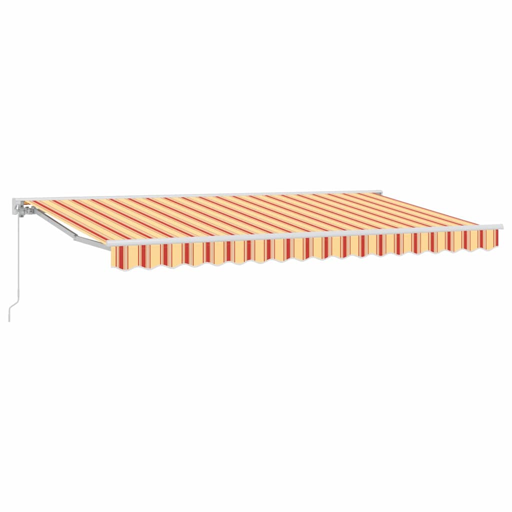Behúzható napellenző Tarka csíkos 400x200 cm szövet