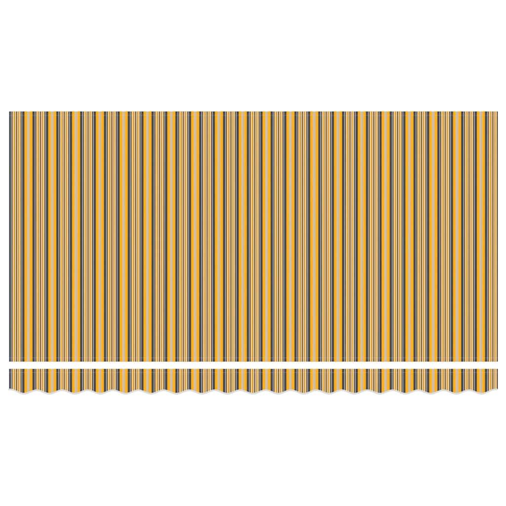 Behúzható napellenző Sárga és Szürke 400 x 200 cm