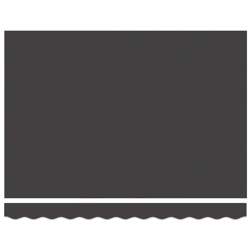 Behúzható napellenző Antracit 300 x 250 cm Poliészter és fém