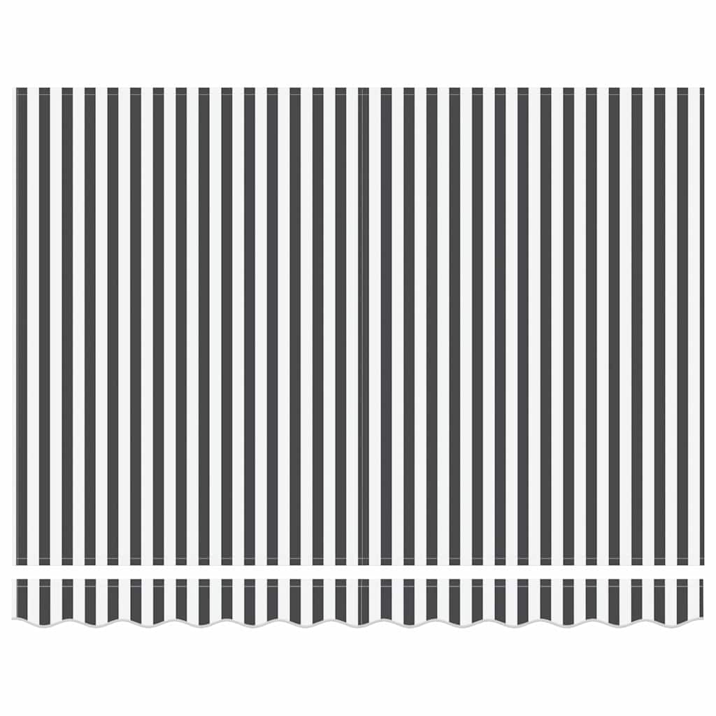 Behúzható napellenző Antracit és Fehér 300 x 250 cm