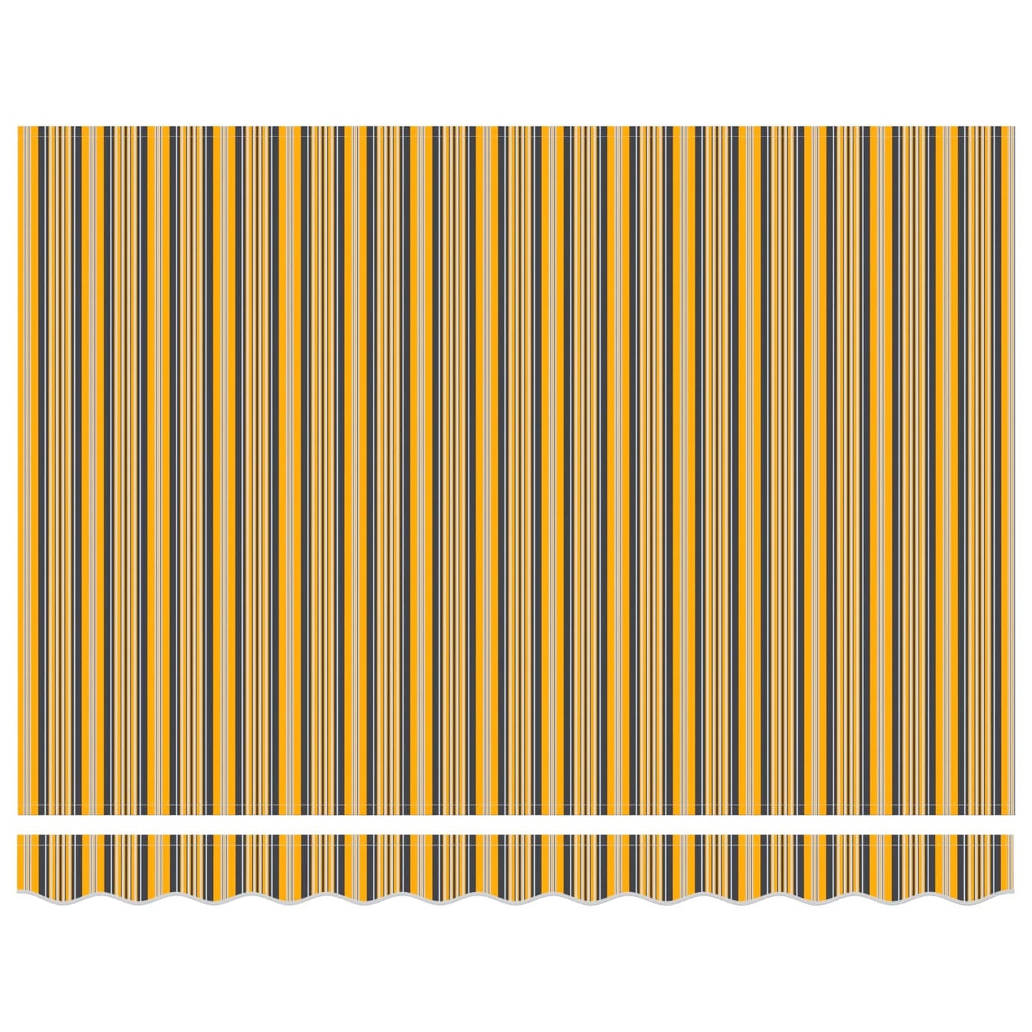 Behúzható napellenző Sárga és Szürke 300 x 250 cm