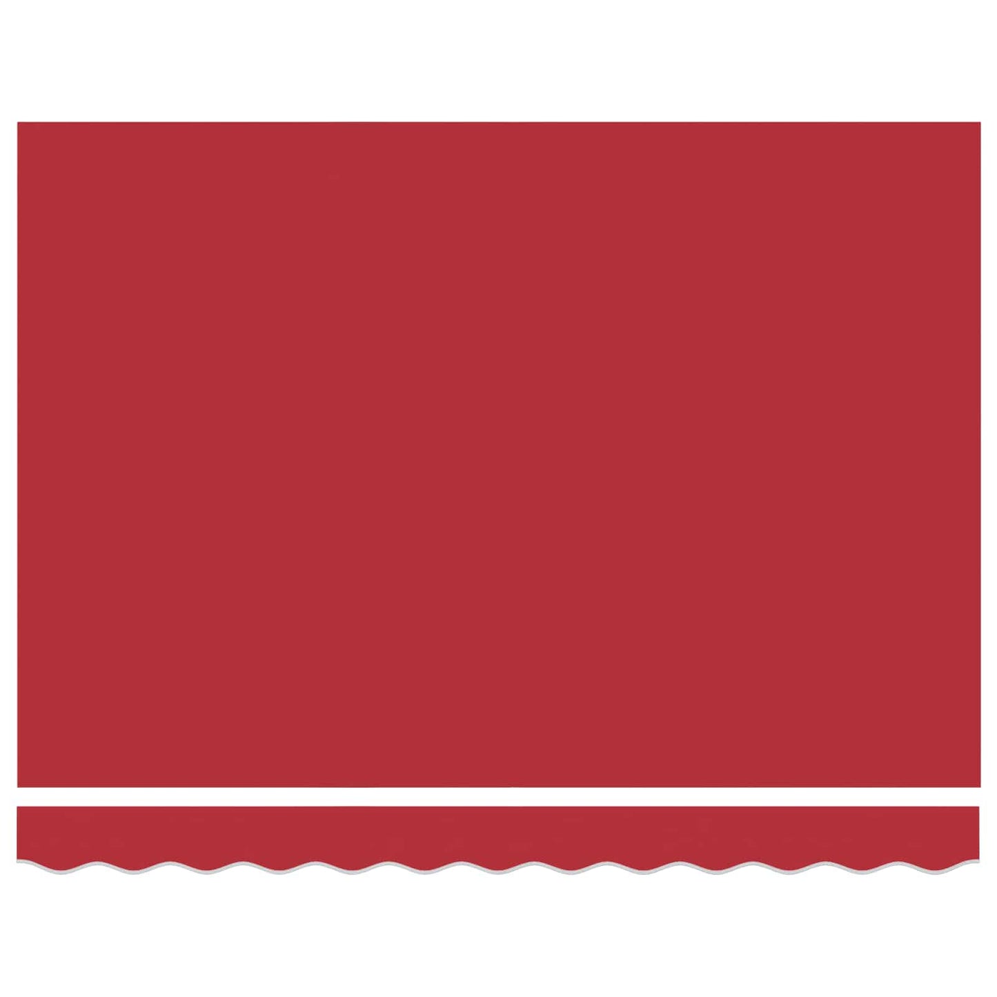 Napernyő Piros 3 x 2,5 m Poliészter és fém