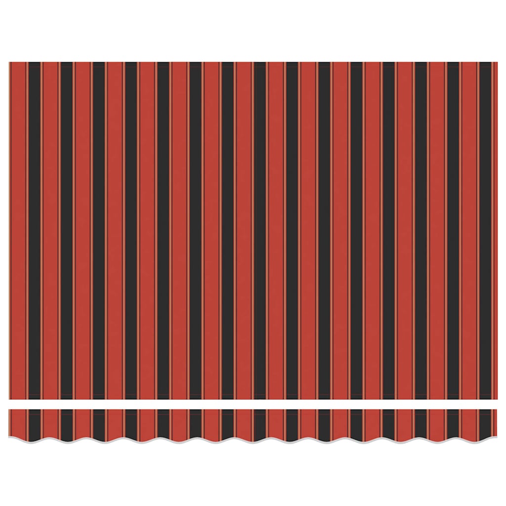 Behúzható napellenző narancssárga és barna 350 x 250 cm
