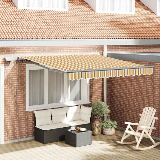 Behúzható napellenző Sokszínű 350 x 250 cm szövet